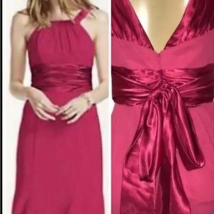 David Bridal / Elegant Pink Halter Dress